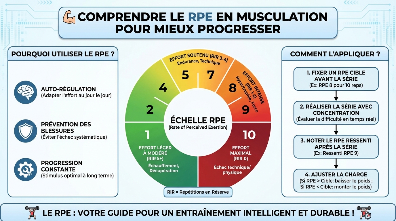 Avantages du RPE dans l'entraînement
