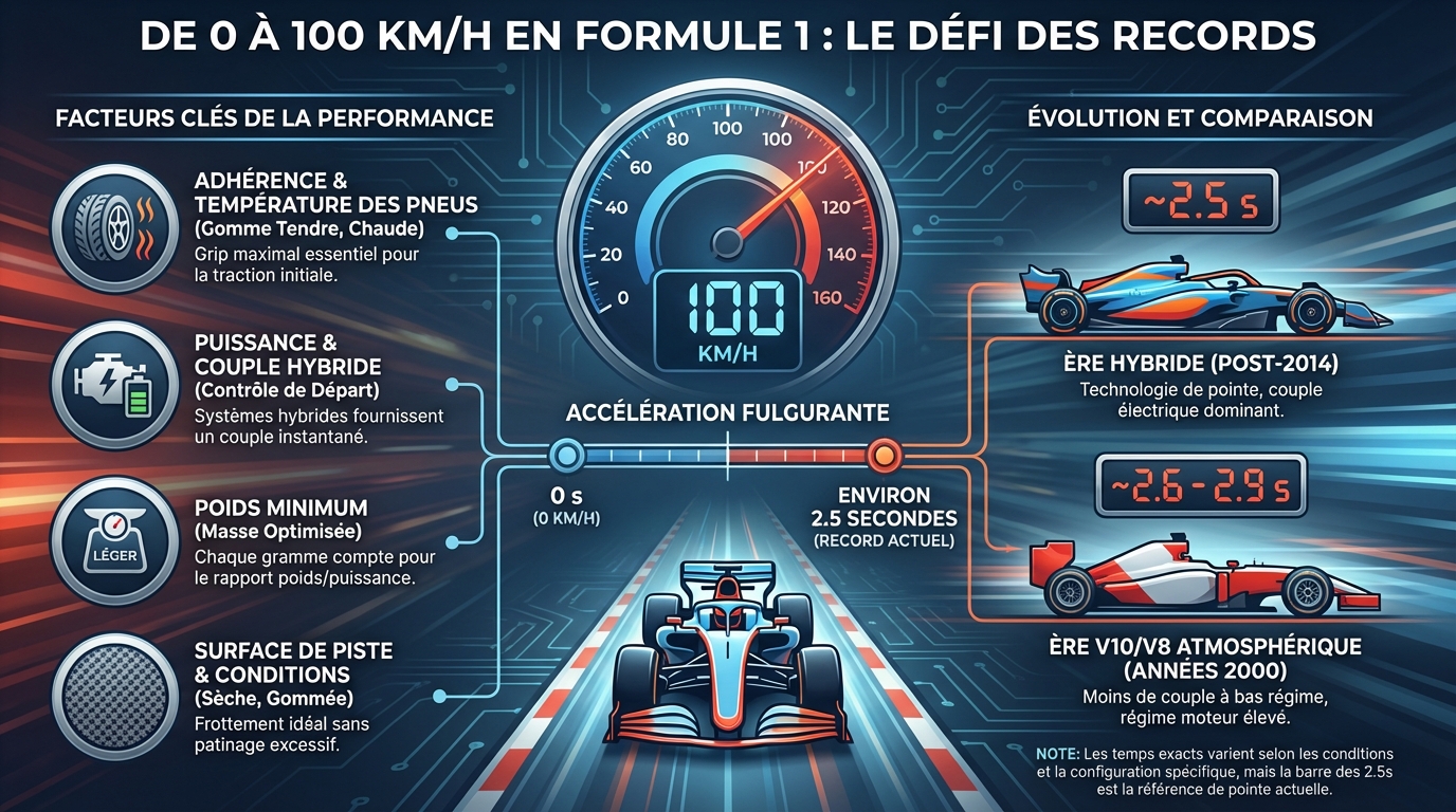 Analyse des records de 0 à 100 km/h