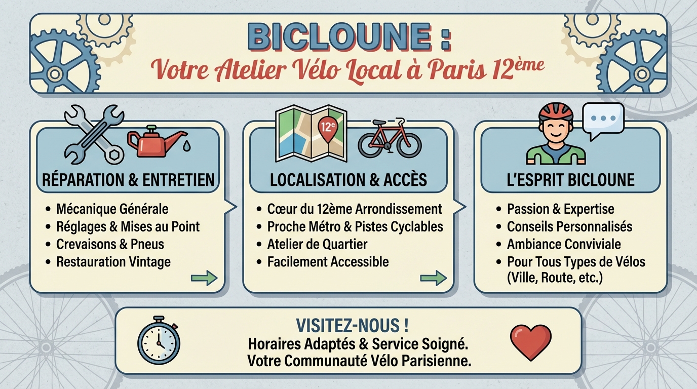 Les services offerts par Bicloune