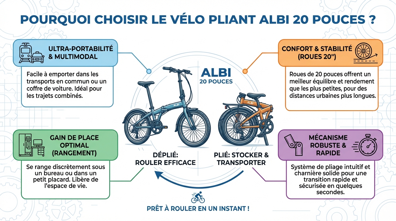 Les avantages du vélo pliant