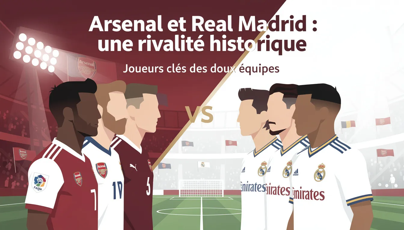 Arsenal et real madrid : une rivalité historique 3 Joueurs clés des deux équipes