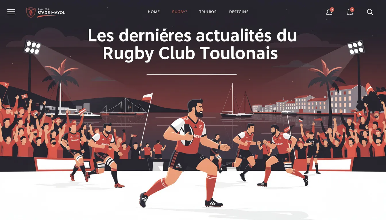 Découvrez le blog RCT : votre guide du rugby à toulon 3 Les dernières actualités du Rugby Club Toulonnais