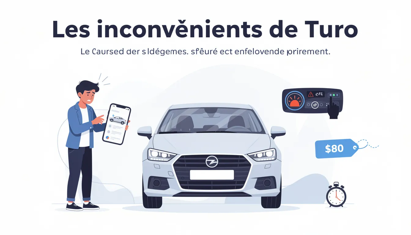 Les inconvénients de Turo