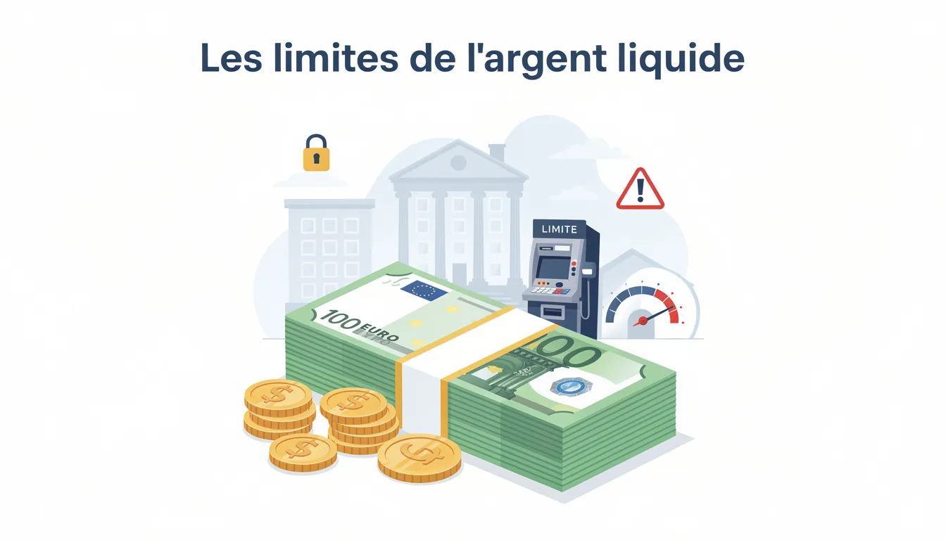 Tout savoir sur l'argent liquide : conseils et précautions 3 Les limites de l'argent liquide