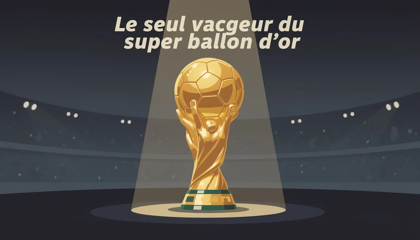 Le seul vainqueur du super ballon d'or