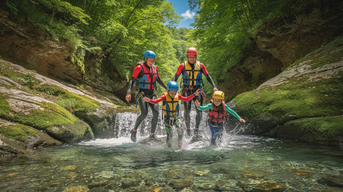 Canyoning en famille : conseils et astuces
