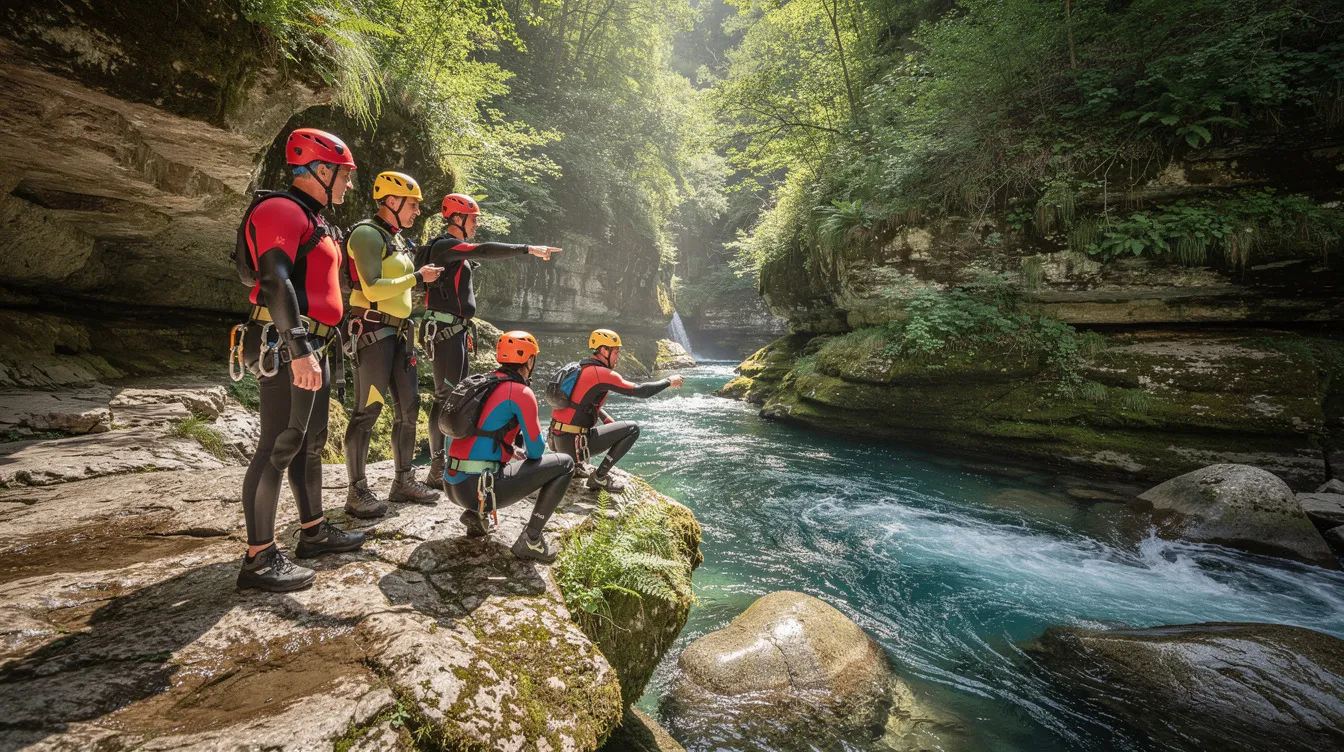 Équipement et préparation pour le canyoning