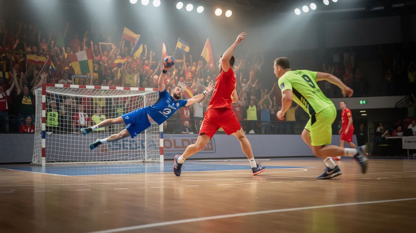 Les différents postes au handball