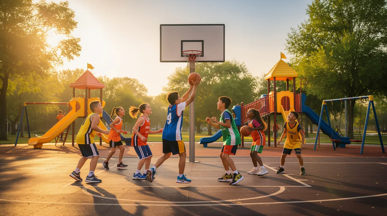 Hauteur des paniers pour les enfants
