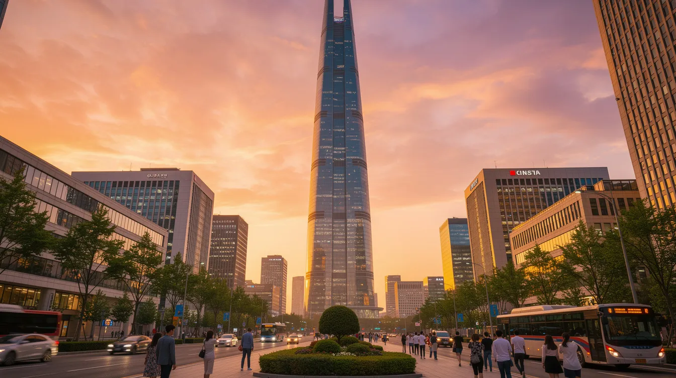 Lotte world tower : découvrez la hauteur impressionnante de 555 mètres